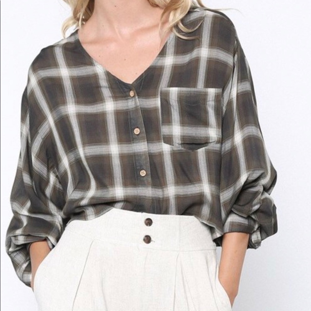 🆕 Plaid and Sad Blouse